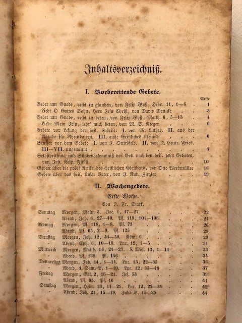 Bücher: Antikes Buch Evangelischer Hausschatz 1853 – Gebraucht aus Ebmatingen von desalli 1