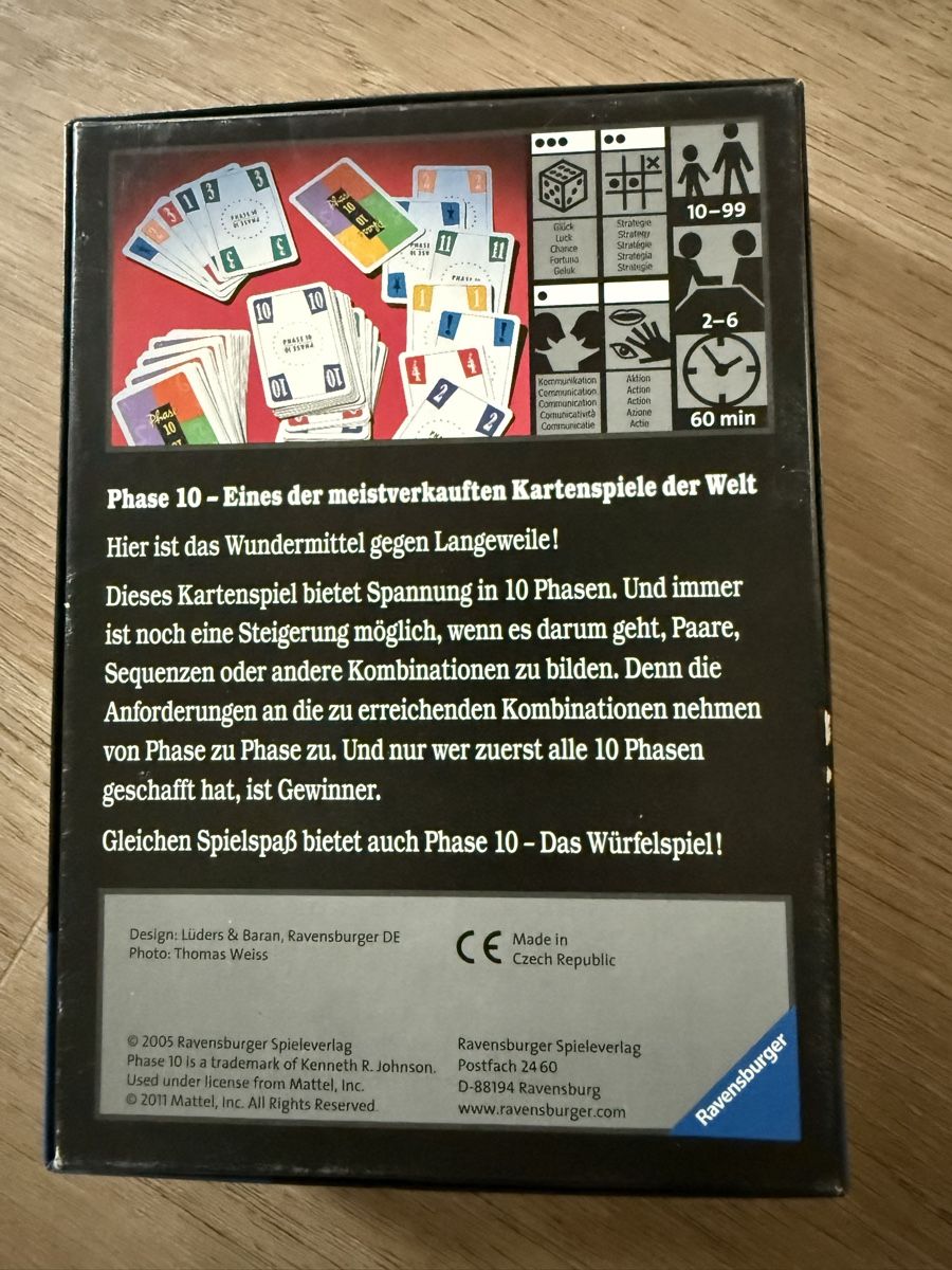 Ravensburger Jeux: Phase 10 – D'occasion à Vordemwald par Friese70 1