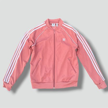 Adidas pink retro track jacket vintage training sport