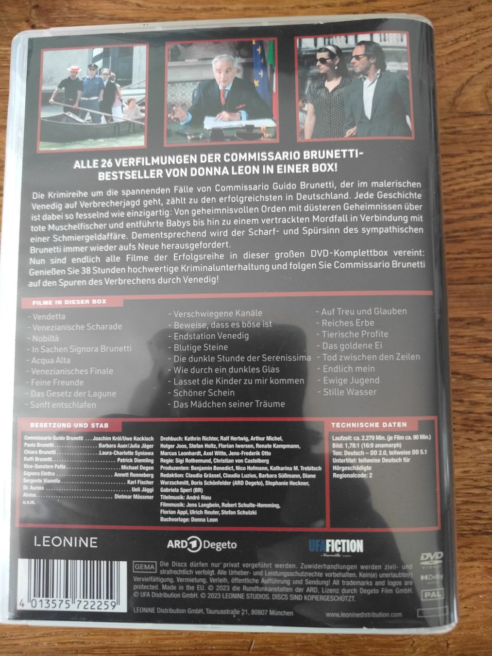 Tous les DVDs: Donna Leon Komplettbox mit 26 Faellen neu – D'occasion à Einsiedeln par sch_2wgv 1