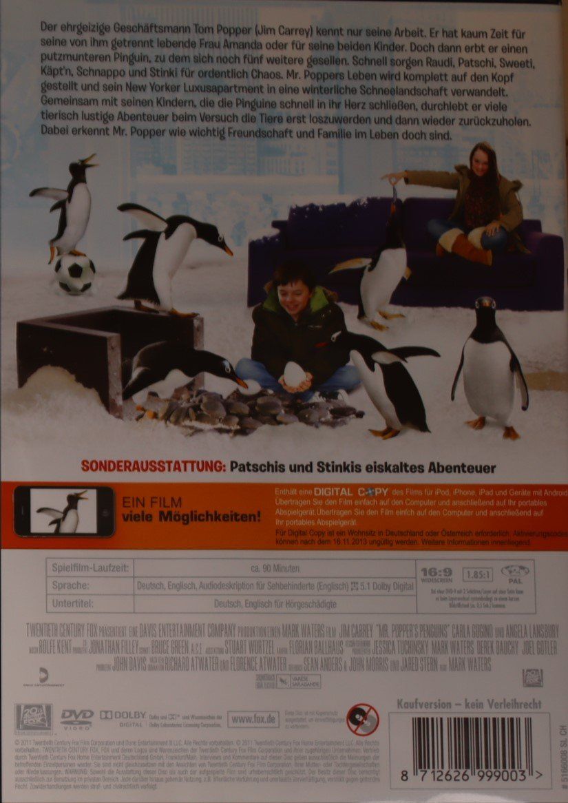 Tous les DVDs: Mr. Poppers Pinguine – D'occasion à Luzern par CONTENTI 2
