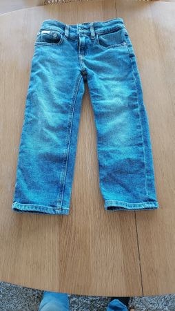 Jean Calvin Klein enfant coupe droite bleu taille 4