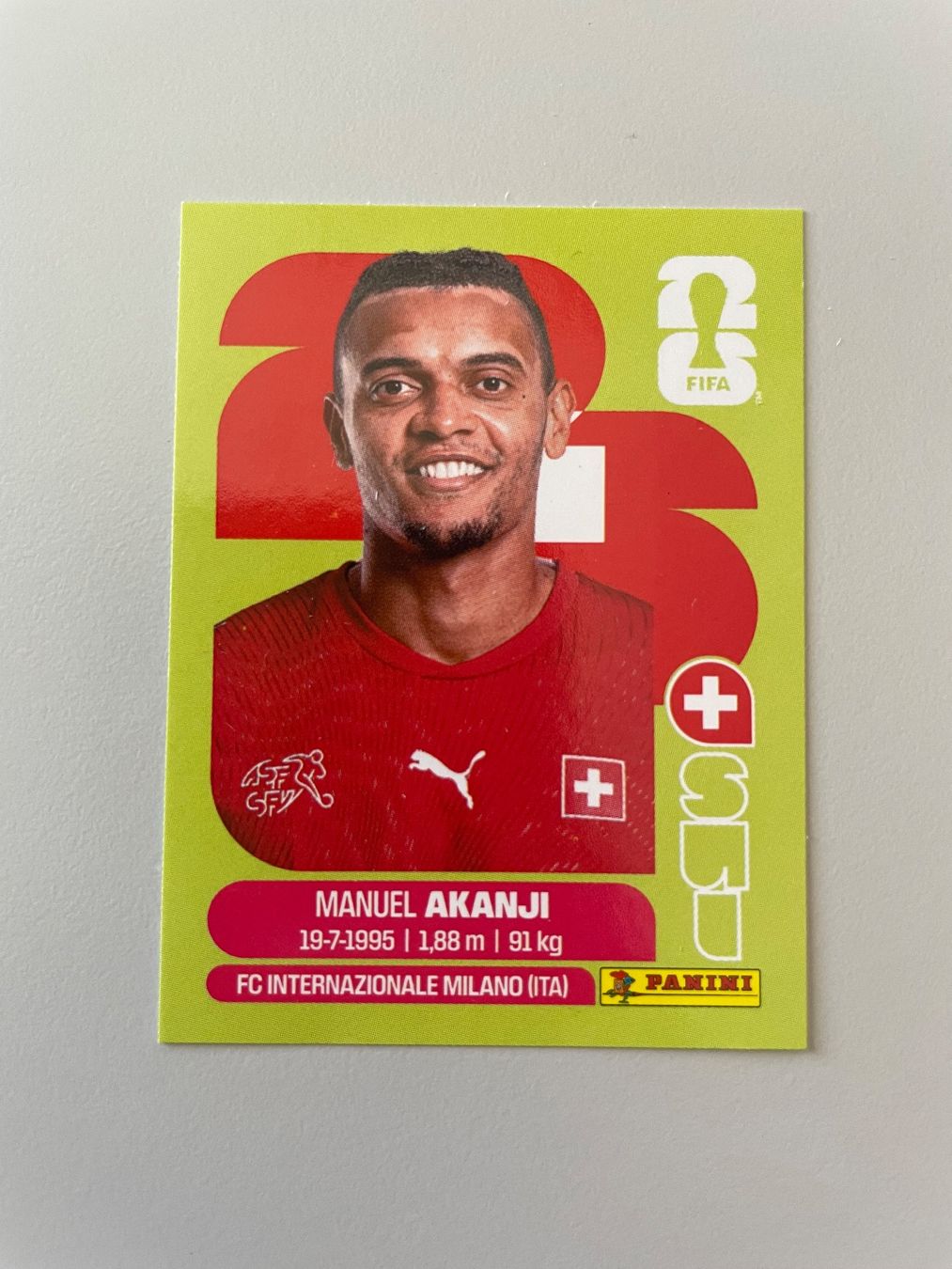 Panini Carte collezionabili: Panini WC 2026 SUI4 Akanji – Nuovo e nell'imballaggio originale da Aesch ZH venduto da lawas