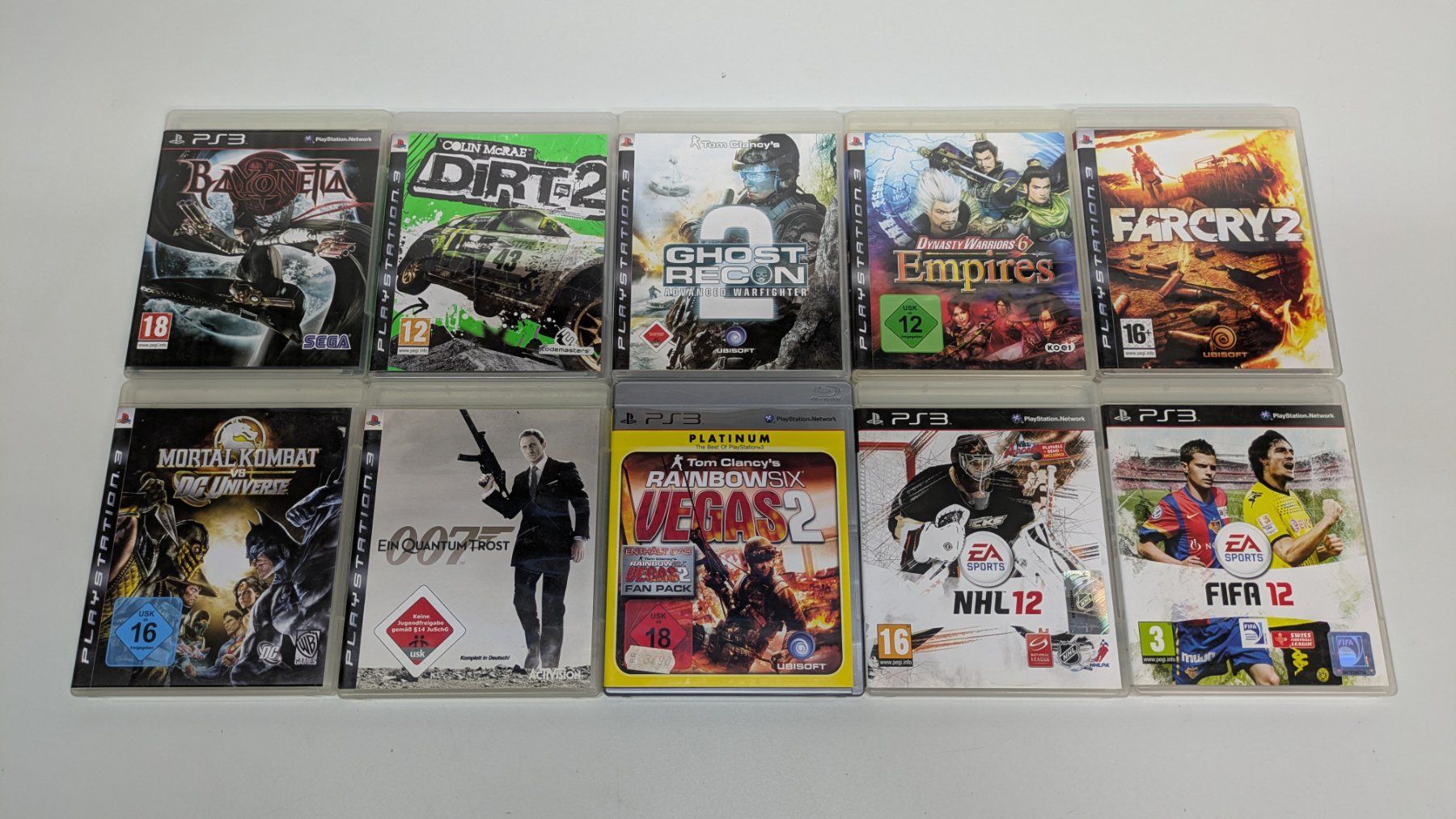 Sony Giochi: 10 PlayStation 3 Games, PS3 Sammlung – Usato da Menziken venduto da mame18