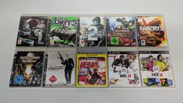 10 PlayStation 3 Games, PS3 Sammlung