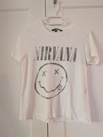 Damen T-Shirt Nirvana weiss, Grösse XS