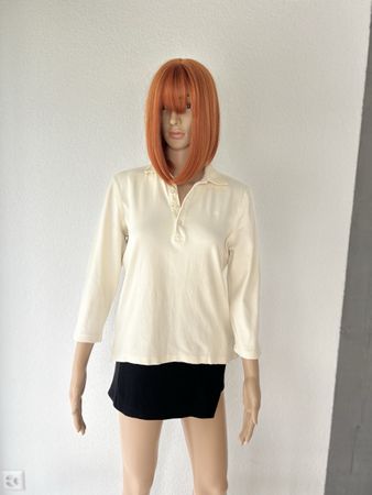 Polo Shirt Lauren Ralph Lauren Creme Groesse M Baumwolle