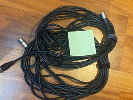 2 Stk 8m XLR-XLR Kabel schwarz -