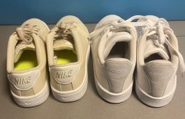 2 neuwertige helle Sneakers ca. Grösse 40 bis 41