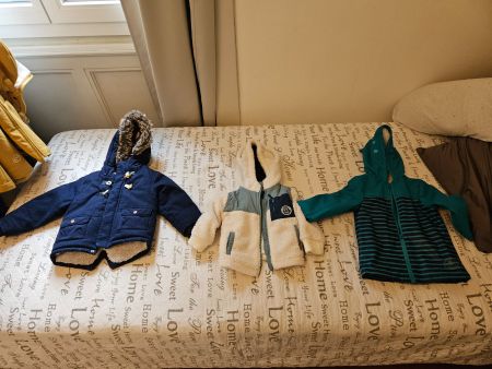 Lot de 3 vestes bébé garçon, taille 12-23 mois