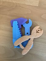 Baby Beiss-/Zahnungsspielzeug Set "Werkzeuge" – 4-teilig