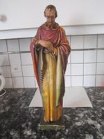Antike-Jesus-Christus-Figur 54cm Hoch Sig.K-S Germany Nr.273