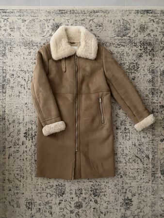 Manteau ZARA beige / caramel, S