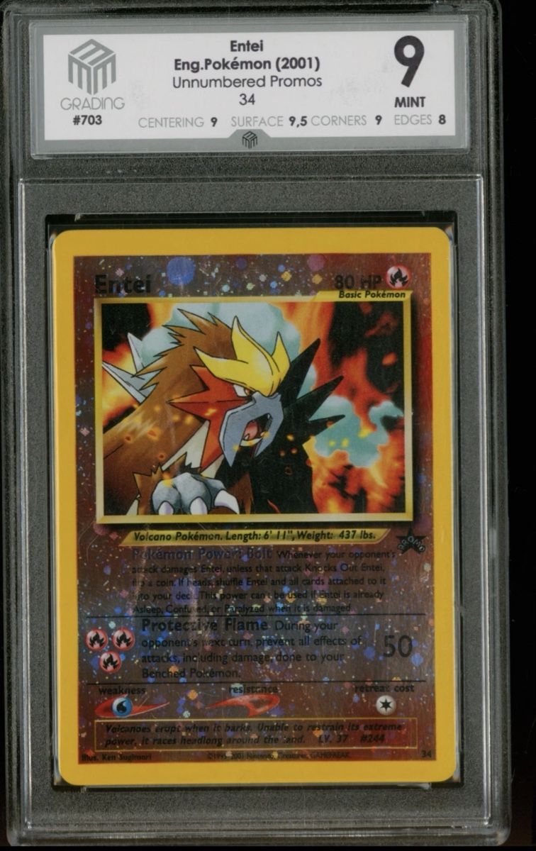Pokémon Carte collezionabili: ENTEI POKEMON 34 2001 ENG M3 9 – Nuovo (secondo la descrizione) da ostermundigen venduto da florind02