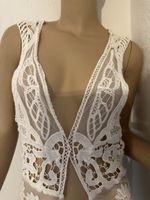Damen Spitze Gilet Gr/M