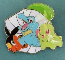 Pin's Pokémon Or Argent Cristal - Rare - Neuf !
