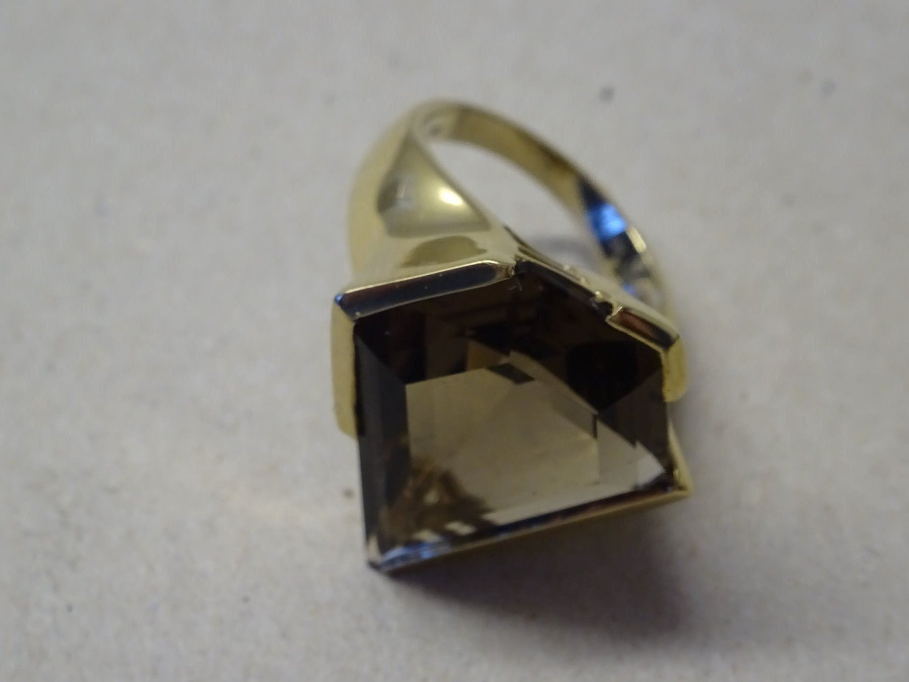 Anelli: Rauquarz Avantgard Ring - 925 Silber vg. – Nuovo (secondo la descrizione) da Esslingen venduto da eintagammeer 1