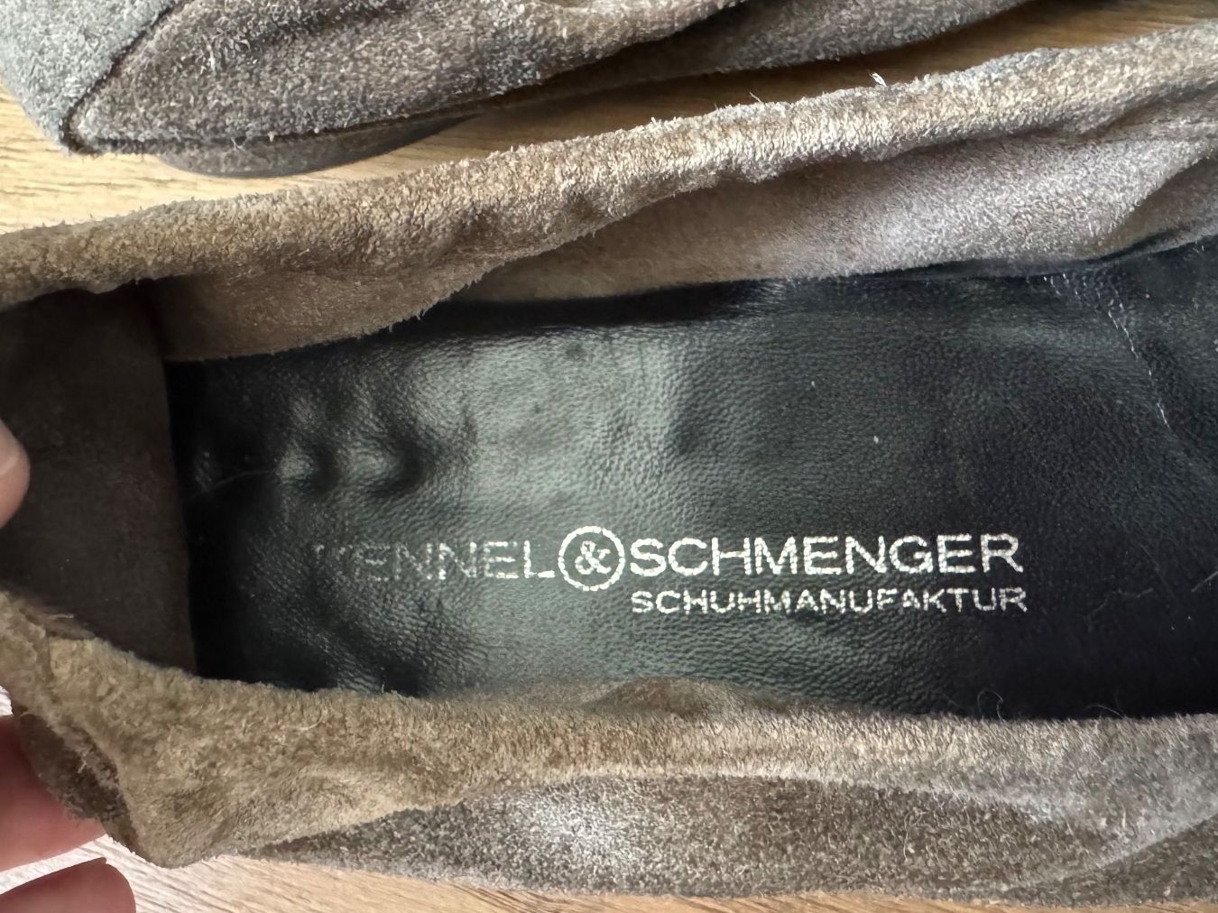 Kennel + Schmenger Damenschuhe: Kennel+Schmenger Leder Ballerina in Taupe Gr38 – Gebraucht aus Riehen von To120 7