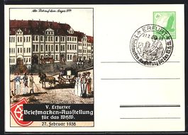 Erfurt, V. Briefmarken-Ausstellung 27.2.
