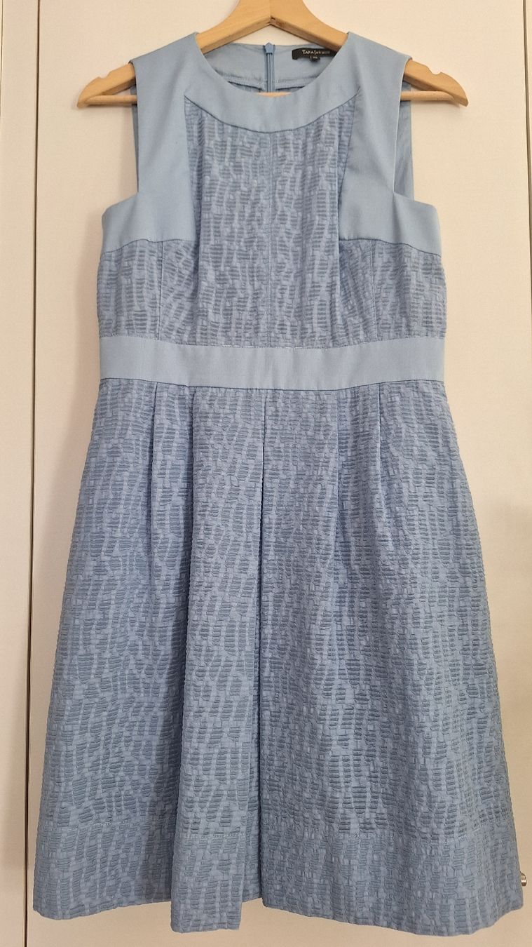 Tara Jarmon Vestiti: Tara Jarmon Kleid, hellblau, Gr. 36/38, elegant – Usato da Oberkulm venduto da kar_jgx9 3