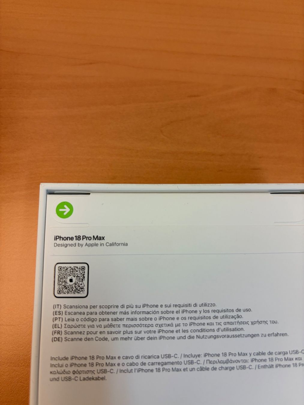 Apple Telefoni cellulari / Smartphones: iPhone 18 Pro Max - jetzt verfügbar! – Nuovo e nell'imballaggio originale da Muttenz venduto da Johnny_Wishbone69 1