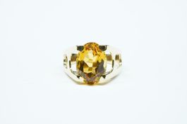 Fingerring 18k Gelbgold mit Citrin