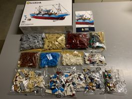 LEGO Bricklink Great Fishing Boat 910010, wie neu und komp.