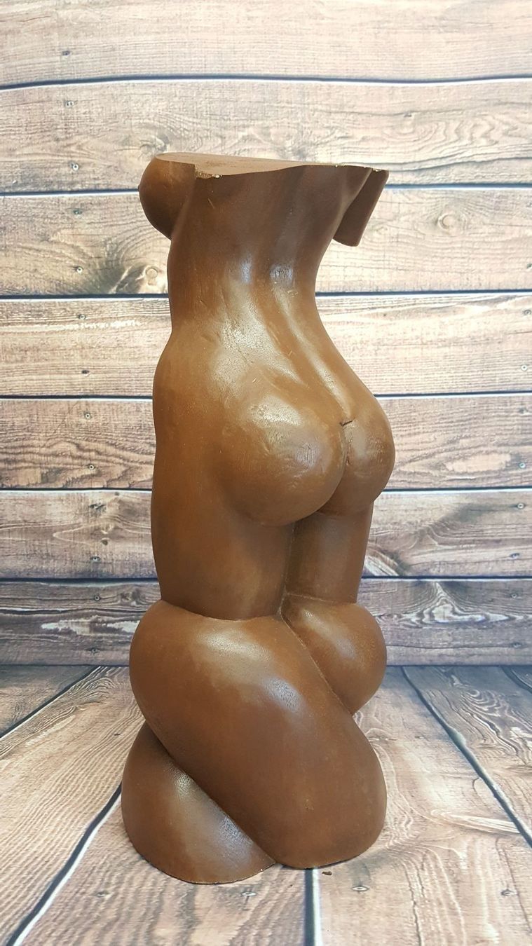 Skulpturen & Statuen: Skulptur Holzskulptur Figur Torso – Neu und originalverpackt aus Domat-ems von Gr8wood 5