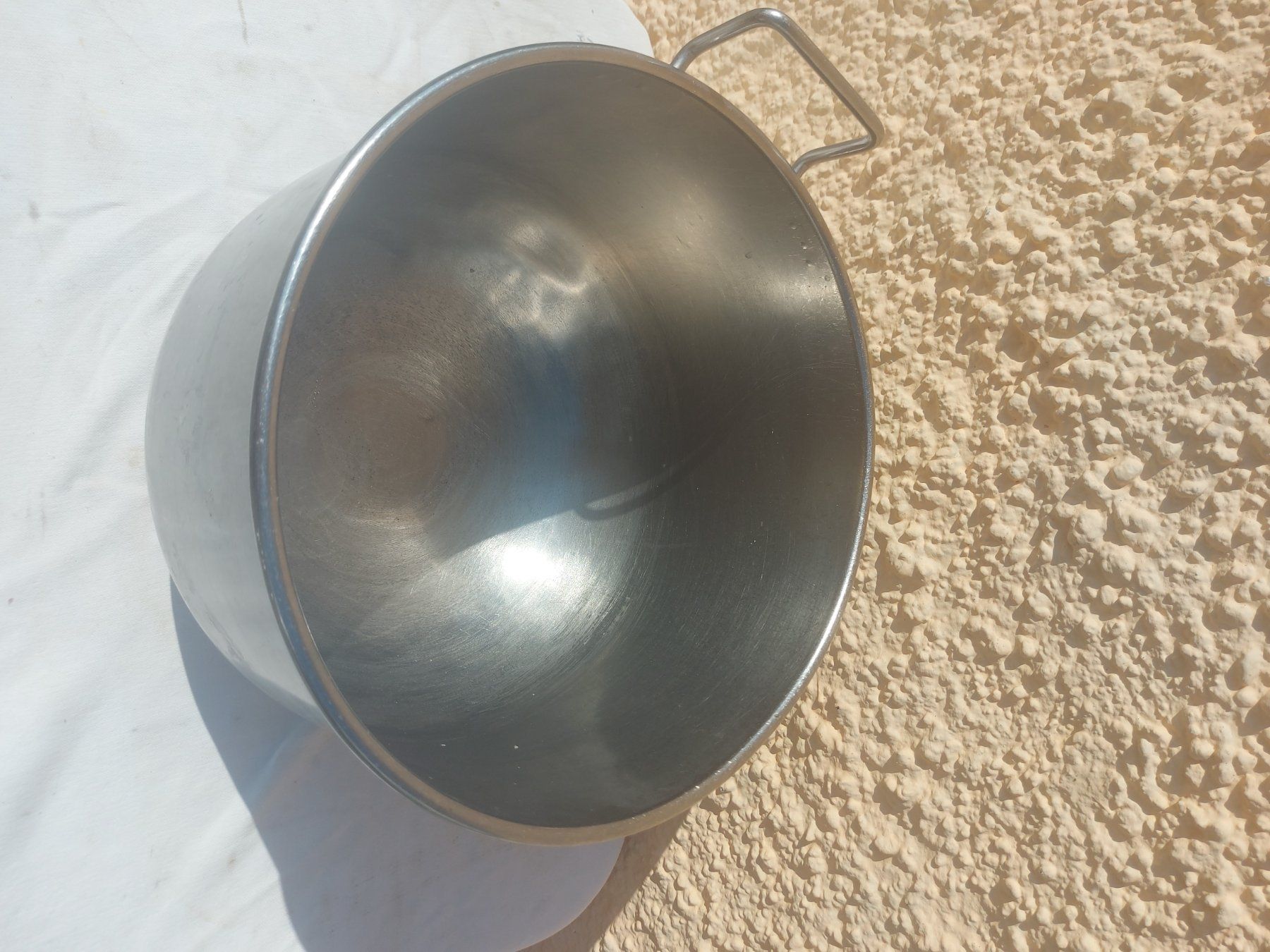 Ciotole: Grosse Chromstahlschüssel mit Griffen  35x28cm – Usato da Rheinau venduto da profitronic.shop 1