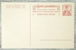 TR10 Carte Postale + Timbre Suisse 19xx