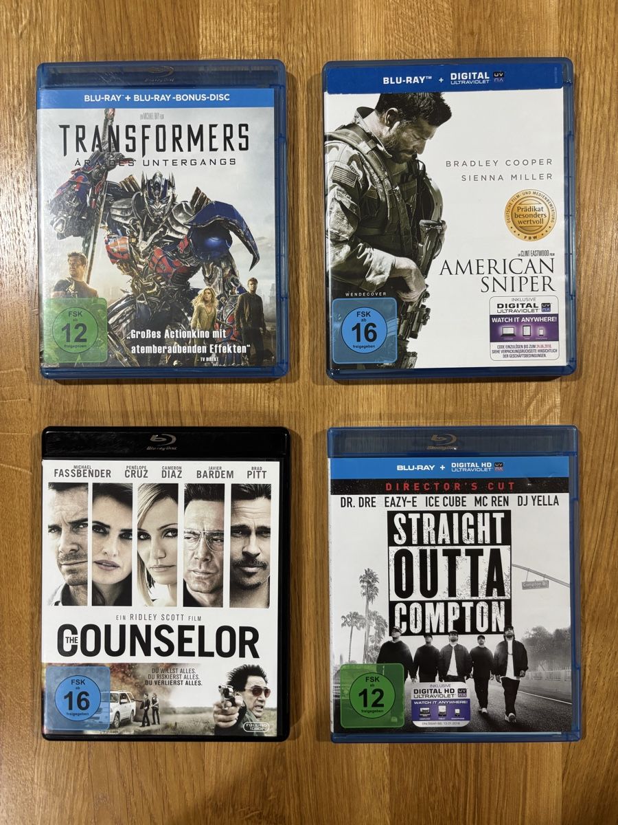 Tutti i DVDs: 39 x Bluray Film – Nuovo (secondo la descrizione) da Muri AG venduto da f.g 7