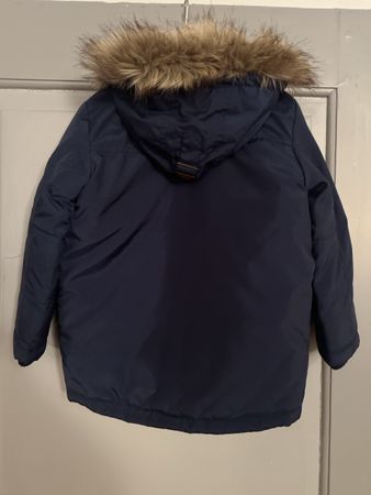 1 veste hiver taille 116 bleu marin selon photos