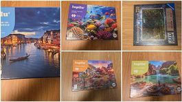 5 verschiedene puzzle
