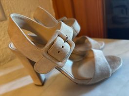 Sergio Rossi High Heel Sandale beige 35.5