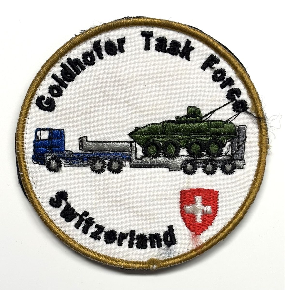 Schweizer Armee Plaketten & Abzeichen: Patch selten Schweizer Armee KFOR – Gebraucht aus Riedikon von Rokh01