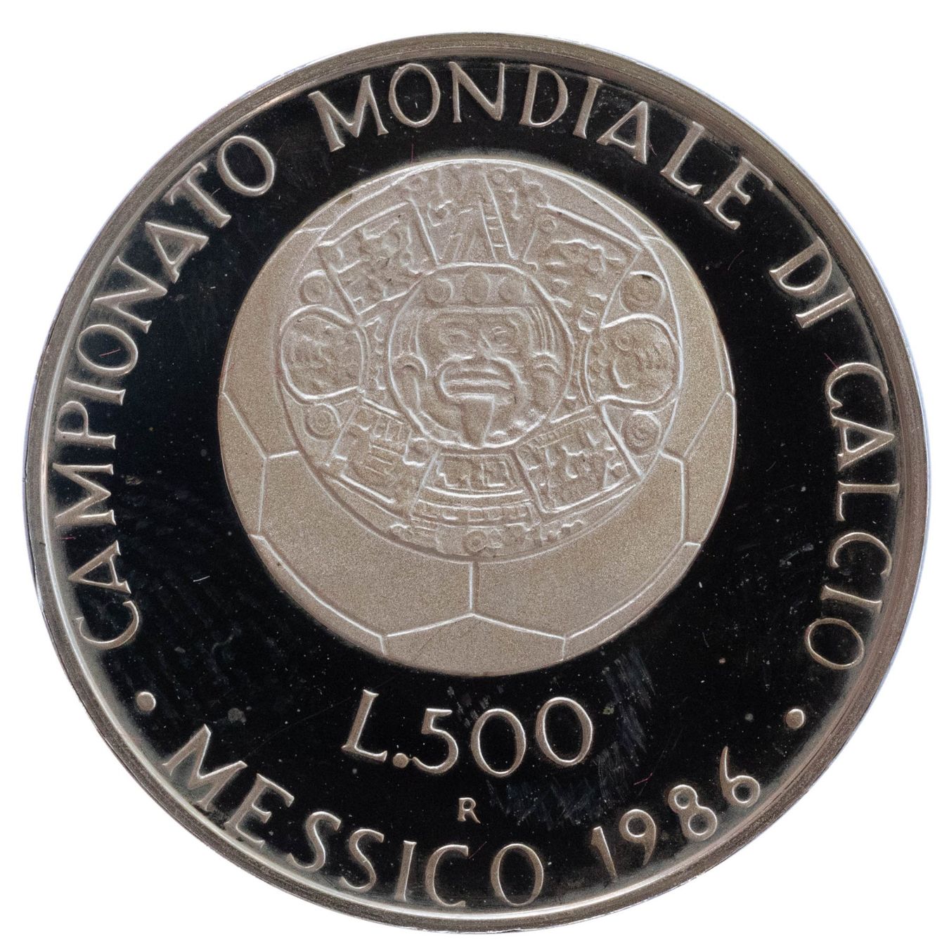 Tutti le monete: Italien 500 Lire 1986 Silber – Nuovo e nell'imballaggio originale da Rotkreuz venduto da num_6343 1