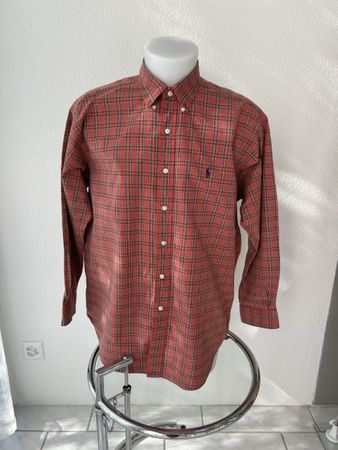 Ralph Lauren Red Plaid Shirt - Size L - Classic Style!
