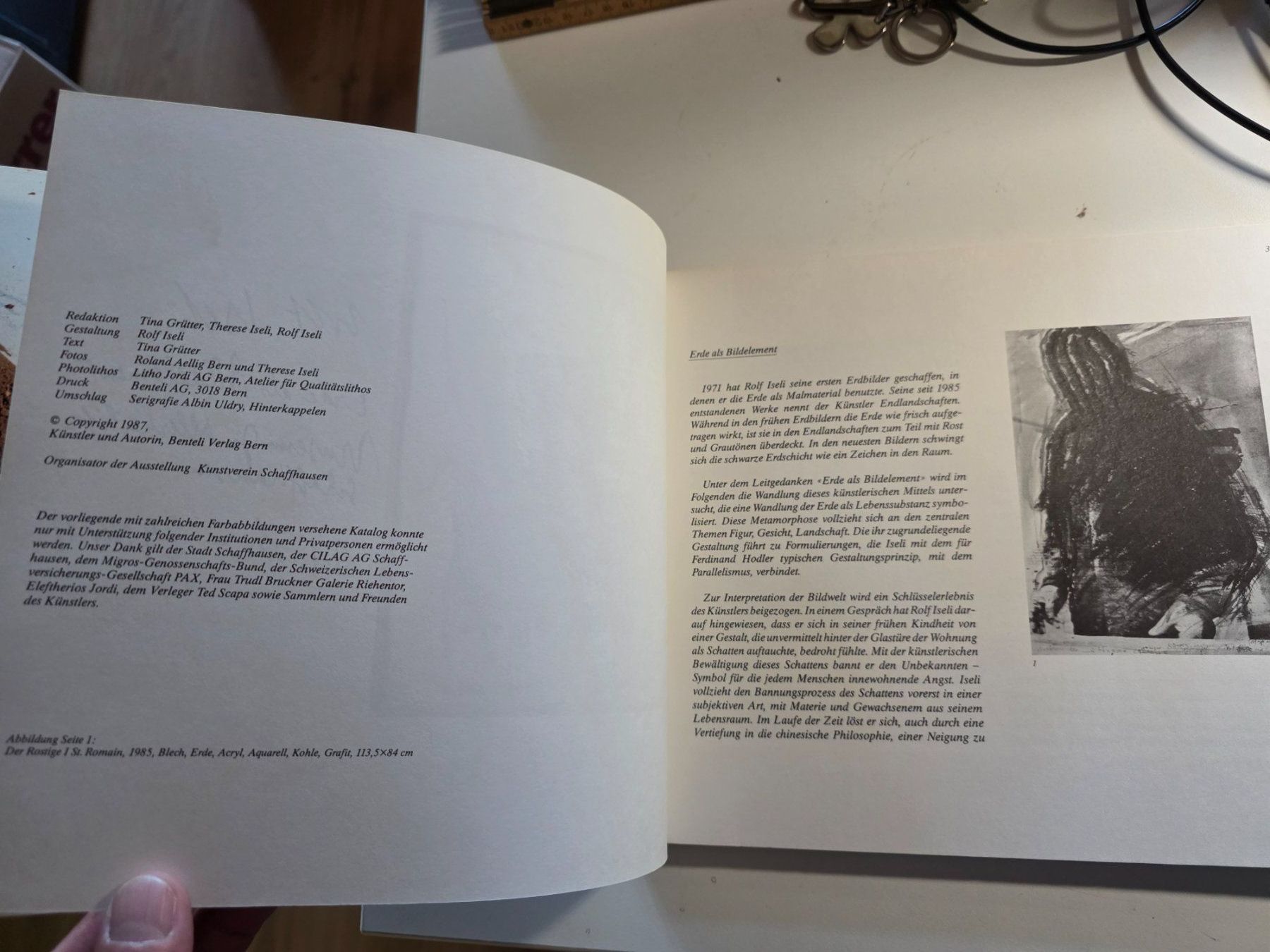 Bücher: Rolf Iseli - Erde als Bildelement - 1987 – Neu (gemäss Beschreibung) aus Walterswil BE von Lonitti 6