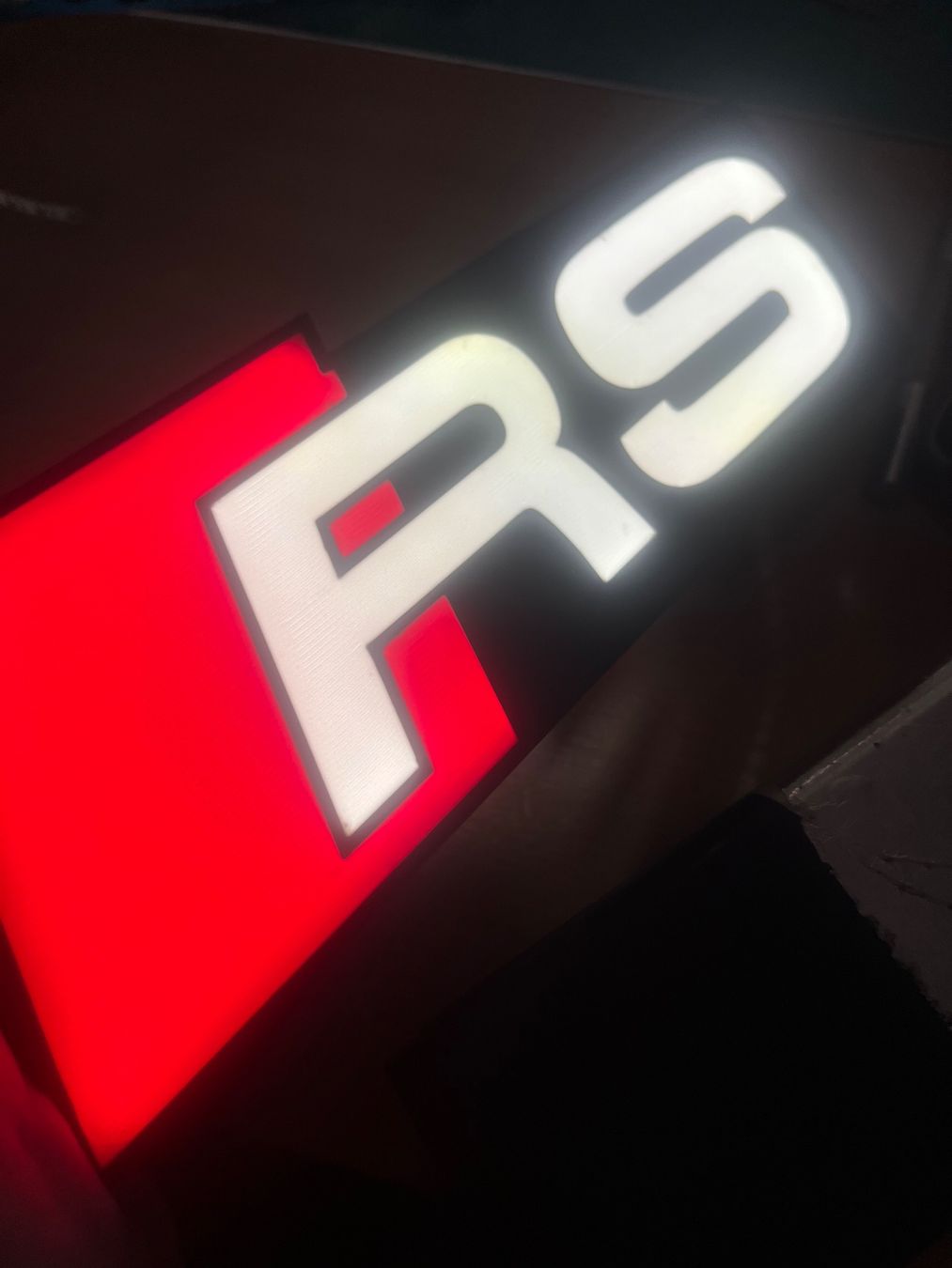 Lampade: Logo LED RS 3D pour Audi – Nuovo (secondo la descrizione) da Noville venduto da Berlusconi55