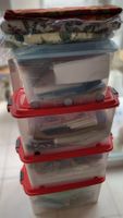 Stoff-Mega-Bundle: Edler Brokat, ab 60er Vintage & 5 Kisten