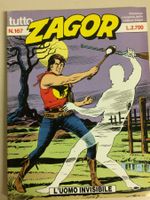 TUTTO ZAGOR # 167 L'UOMO INVISIBILE Italy 1995 S.Bonelli