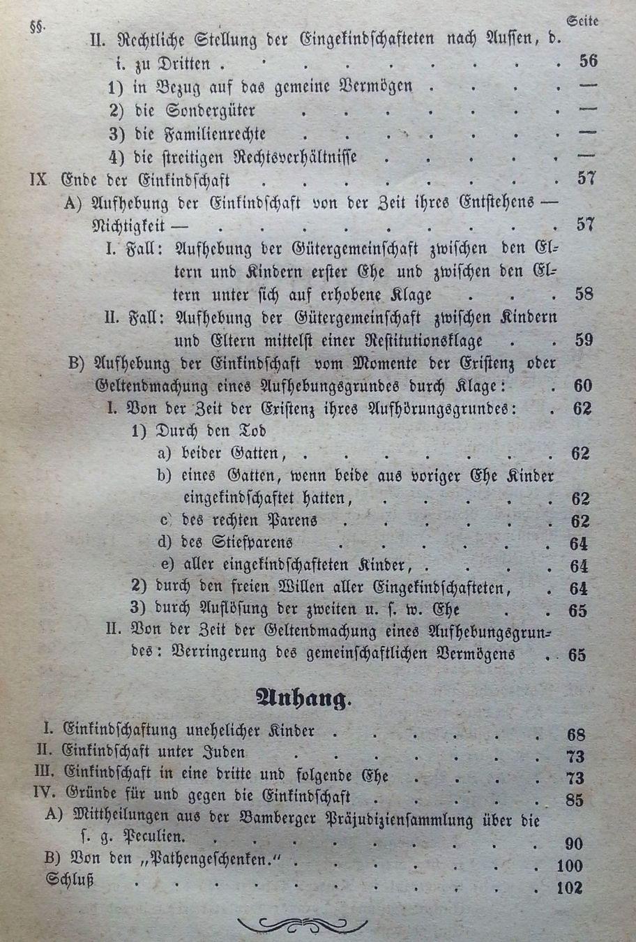 Livres: Die Einkindschaft nach Bamberger Statutar-Recht, 1857 – D'occasion à Oberriet SG par ganesh435 3
