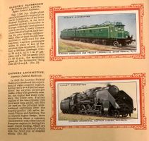 1938 Antikes RAILWAY ENGINES Sammelbilder Album England