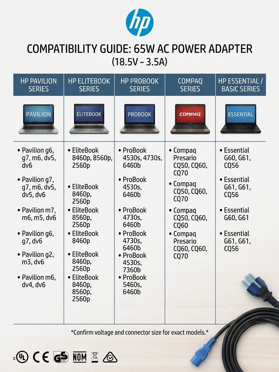 Hewlett Packard Ladegerät: HP Laptop Ladegerat  – Gebraucht aus Claro von KarinS84 3