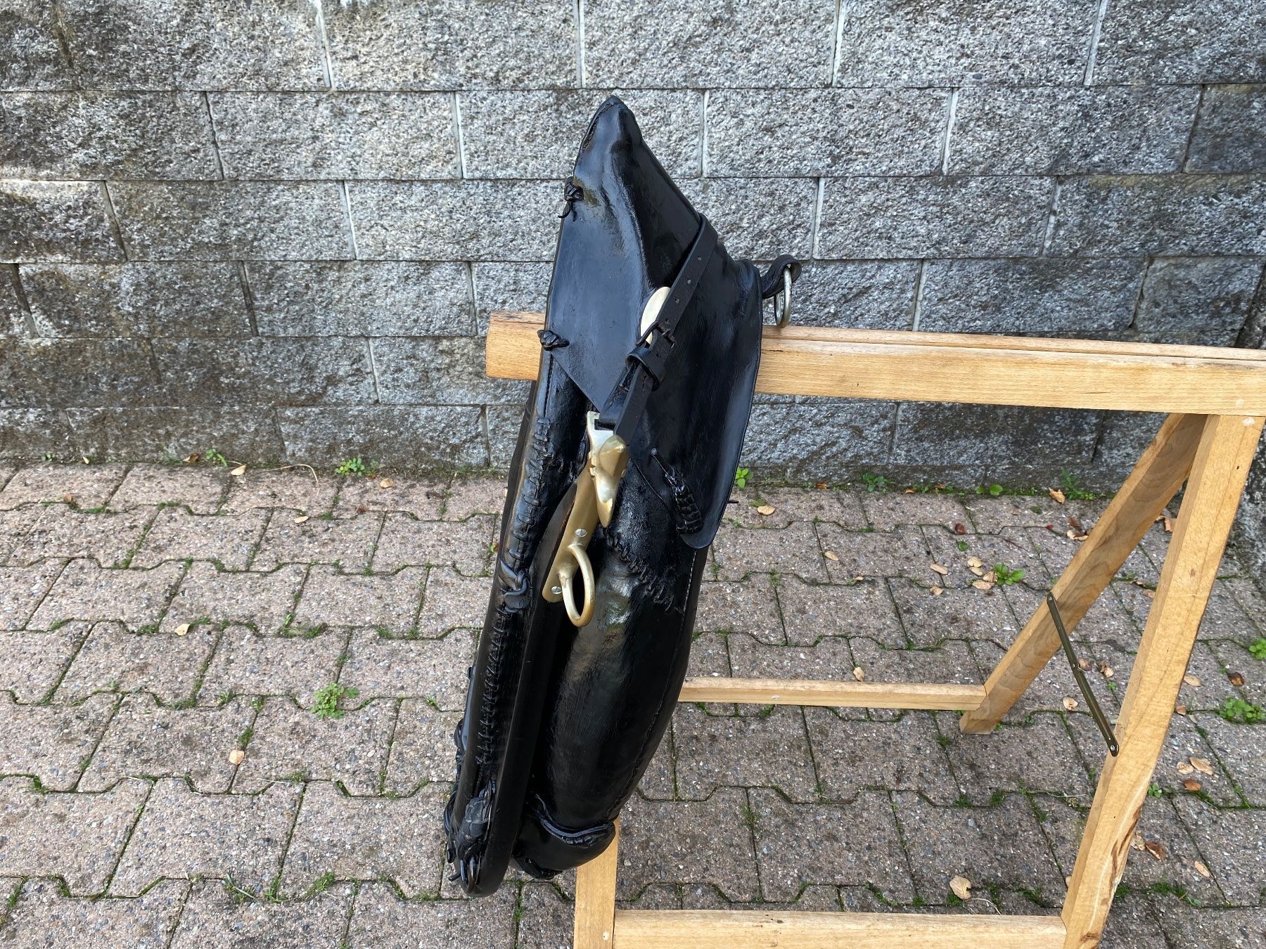 Carrozze: seltener Bündnerkummet mit Hellebardenspitzen – Usato da Feldbach venduto da Fea1 3