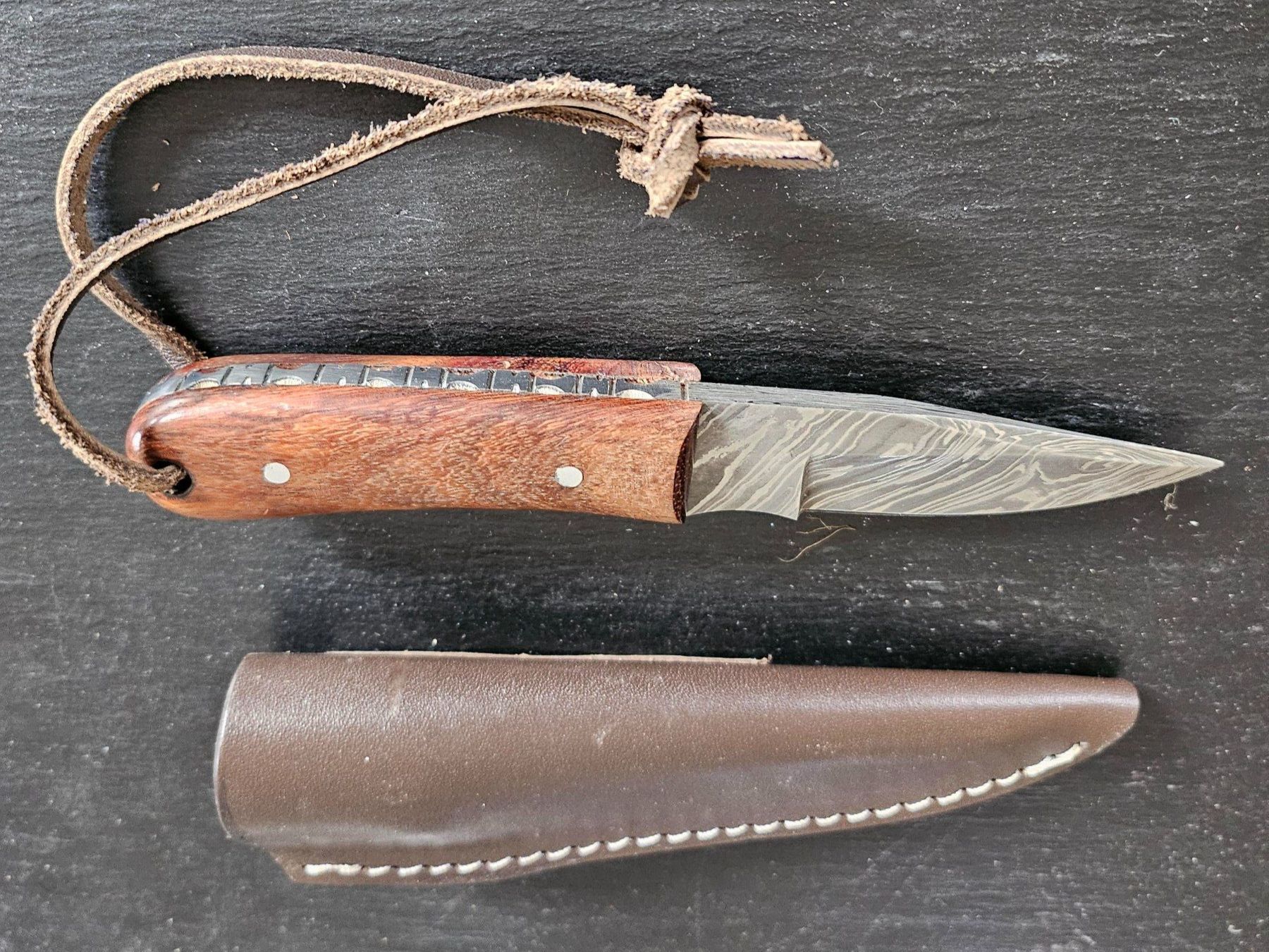 Accessori: Jagdmesser - Damaststahl – Nuovo (secondo la descrizione) da Weisslingen venduto da PfeilBogenMesser 1