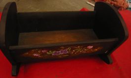 Dekoration / Wippe aus Holz 21 x 9 / 15 x 14