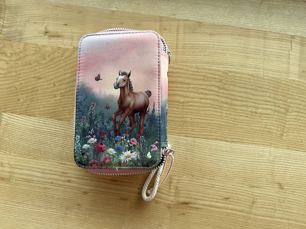 Schüler-Etuis: Trousse d'école cheval  – Gebraucht aus St-Aubin-Sauges von Kelkel 1