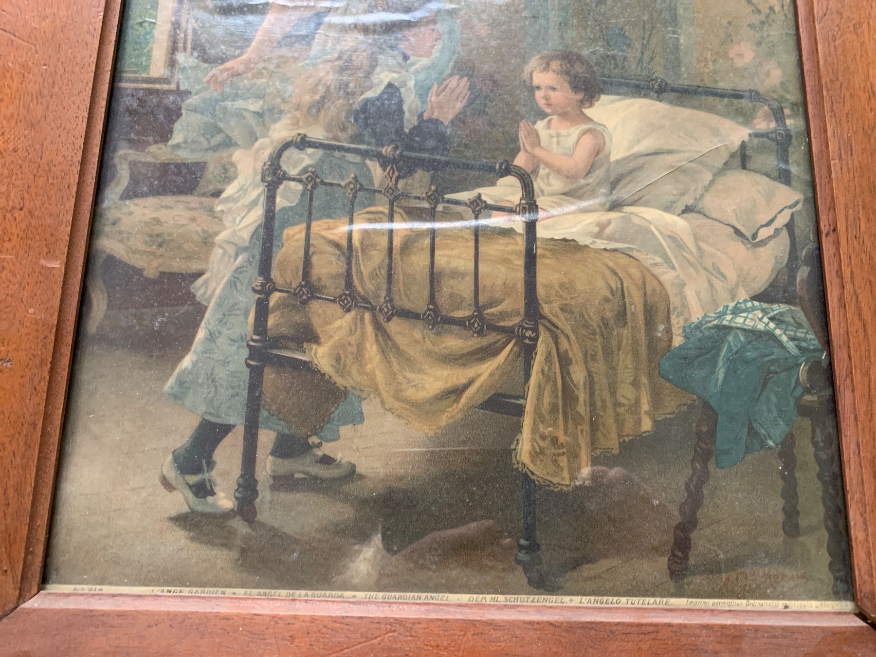 Foto & Immagini: Antikes Gerahmtes Bild Schutzengel mit Kinder – Usato da Richterswil venduto da Moii89 2