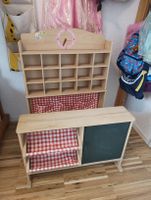 Krämerladen aus Holz, Verkaufsladen, Verchäuferlilade